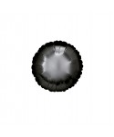 GLOBO FOIL 18" REDONDO NEGRO