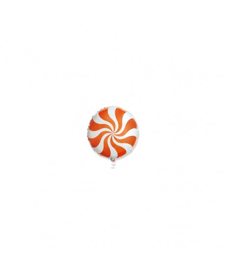 GLOBO FOIL18" CARAMELO NARANJA