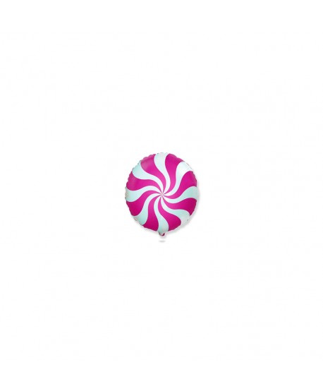 GLOBO FOIL18" CARAMELO FUCSIA