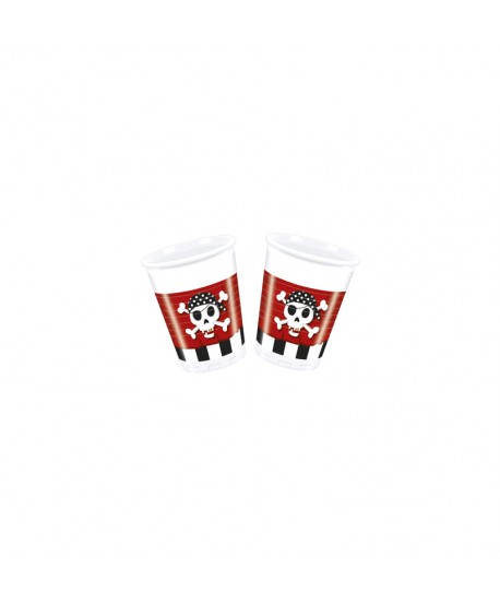 PIRATAS VASOS 8U.