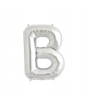 GLOBO FOIL PLATA 16" LETRA B