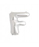 GLOBO FOIL PLATA 16" LETRA F