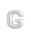 GLOBO FOIL PLATA 16" LETRA G