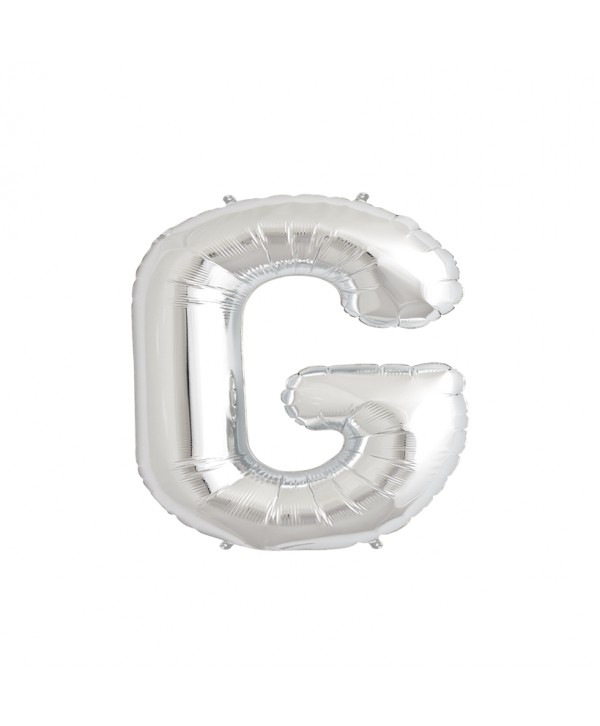 GLOBO FOIL PLATA 16" LETRA G