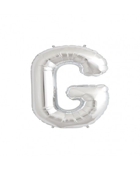 GLOBO FOIL PLATA 16" LETRA G