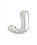 GLOBO FOIL PLATA 16" LETRA J