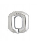 GLOBO FOIL PLATA 16" LETRA O