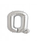 GLOBO FOIL PLATA 16" LETRA Q