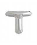 GLOBO FOIL PLATA 16" LETRA T