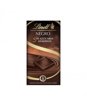 LINDT NEGRO SIN AZUCARES AÑADIDOS 16X100GR.