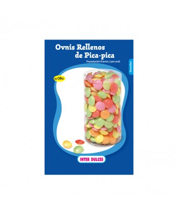 OBLEAS OVNIS RELLENOS PICA PICA TARRO 300U.
