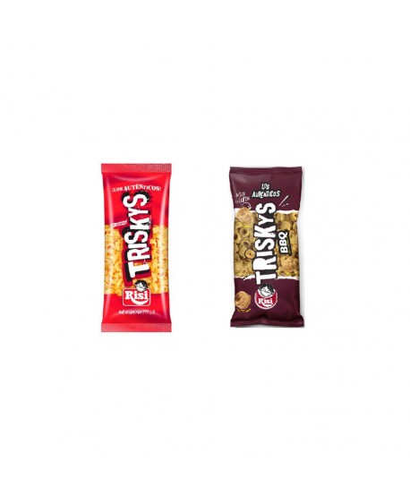TRISKYS 135GR. 8UN. + TRISKYS BBQ 135GR. 8UN.