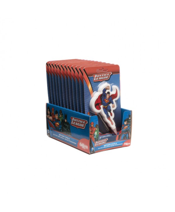 VELAS SUPERMAN & BATMAN 2D 7,5 CM REF: 346134