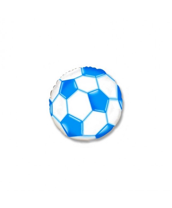 GLOBO FOIL REDONDO 18" FUTBOL AZUL