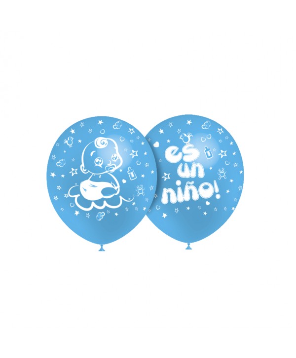 BALLOONIA GLOBOS AZUL ES UN NIÑO 8U ART105P33188