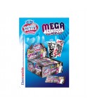 CHICLE DB.2 BUBBLE GUM+2 MEGA TATTOOS 24UN.