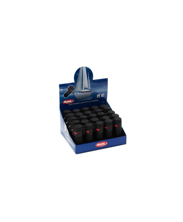OCB MECHERO ATOMIC ELECTRONIC JET BARREL 25UN.