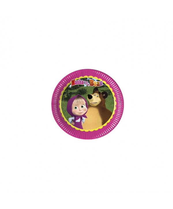 MASHA AND THE BEAR PLATOS 23cm. 6U.