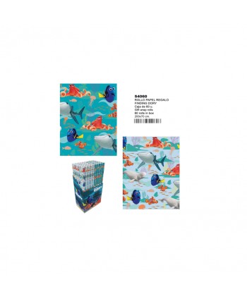 ROLLO PAPEL REGALO DORY 200X70CM.REF.54060