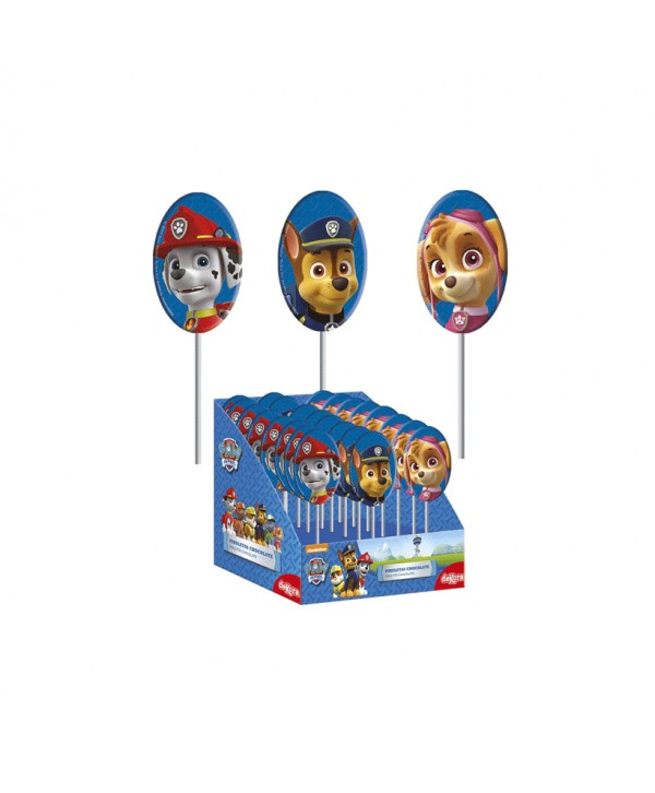 PIRULETA CHOCOLATE PAW PATROL 24UX30GR.REF:216015