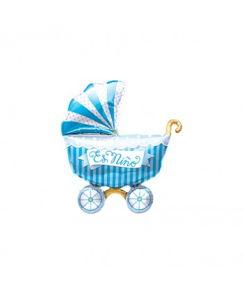 GLOBO FOIL 40" ES NIÑO COCHECITO