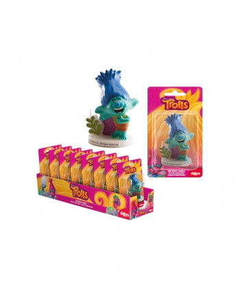 VELA TROLLS BRANCH 3D 7,5CM 8UN. REF.346139