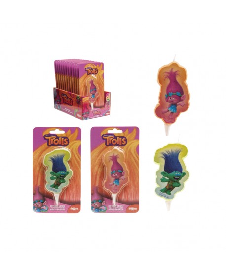 VELA TROLLS 2D 7,5CM 12UN. REF.346137