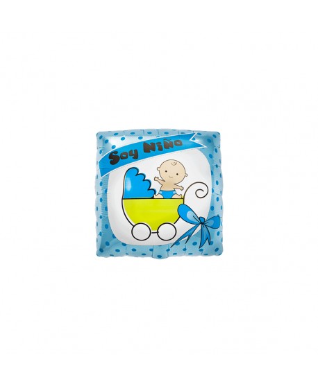 GLOBO FOIL 18" SOY NIÑO COCHECITO 46CM R.00727
