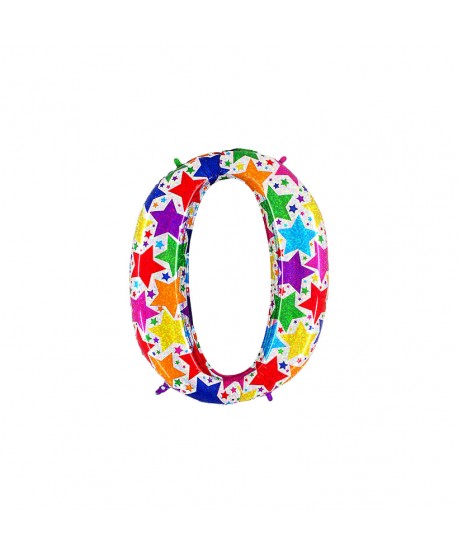 GLOBO FOIL 40" NO. 0 HOLOGRAFICO REF. HG85840P