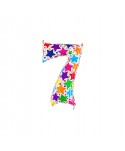 GLOBO FOIL 40" NO. 7 HOLOGRAFICO REF. HG85847P