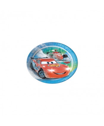 CARS ICE PLATOS 20CM. 8U. REF: 19090