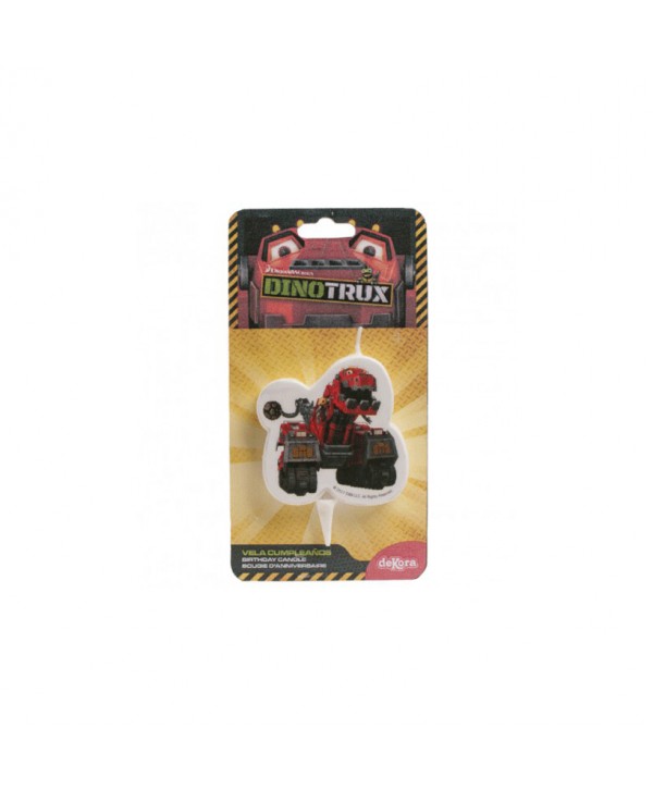 VELA DINOTRUX 2D 7,5CM 12U. REF: 346179