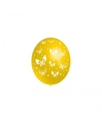 BALLOONIA GLOBOS MARIPOSAS SURT.8UX12B 32CM 10541