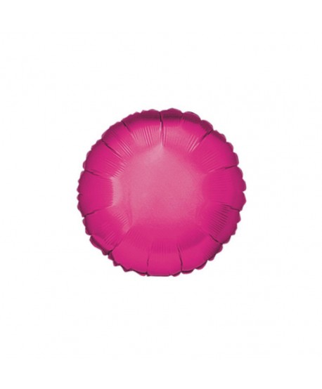 GLOBO FOIL 18" REDONDO MAGENTA BLISTER R.731