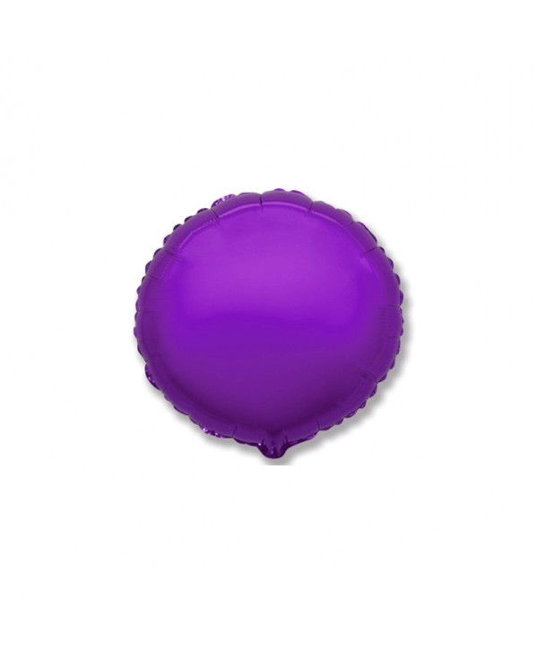 GLOBO FOIL 18" REDONDO PURPURA BLISTER R.732