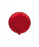 GLOBO FOIL 18" REDONDO ROJO BLISTER R.733