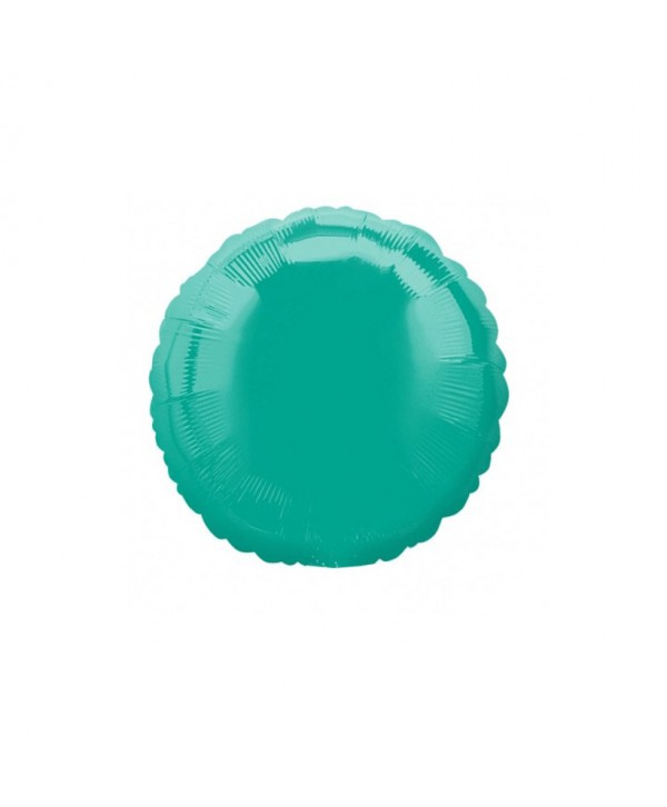 GLOBO FOIL 18" REDONDO TURQUESA BLISTER R.741