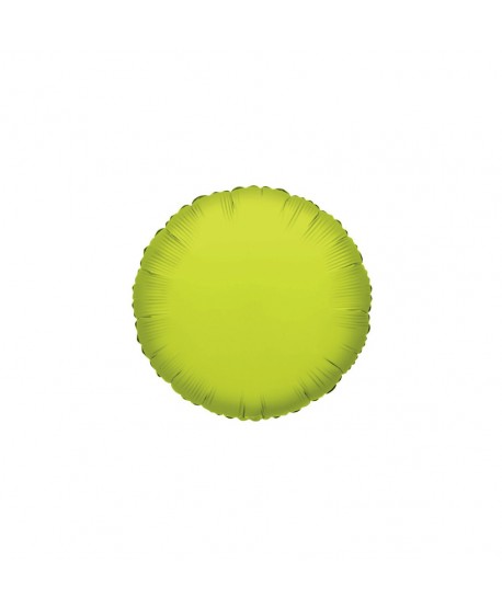 GLOBO FOIL 18" REDONDO VERDE LIMA BLISTER R.740