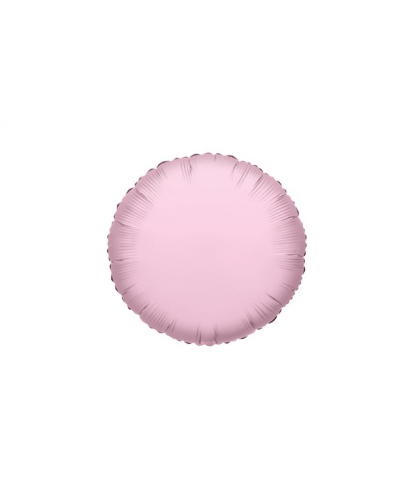 GLOBO FOIL 18" REDONDO ROSA PASTEL BLISTER R.735