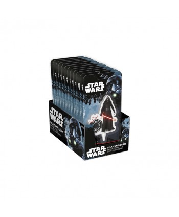VELAS 2D STAR WARS 7,5CM. 12UN.