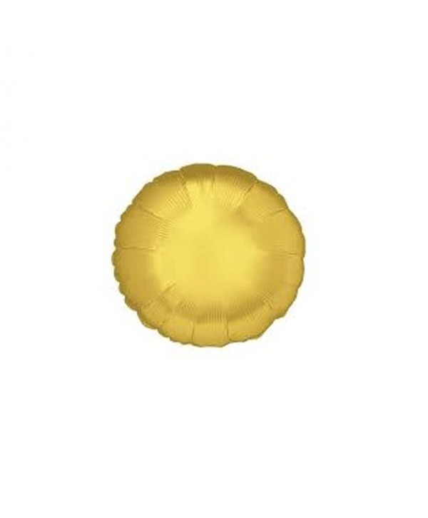 GLOBO FOIL 18" REDONDO ORO BLISTER R.730