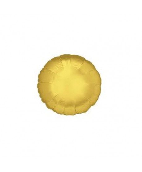 GLOBO FOIL 18" REDONDO ORO BLISTER R.730