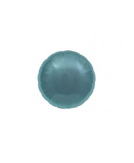 GLOBO FOIL 18" REDONDO AZUL PASTEL BLISTER R.736