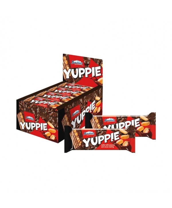 CHOCO WAFER YUPPIE PEANUTS  24UX43GRS