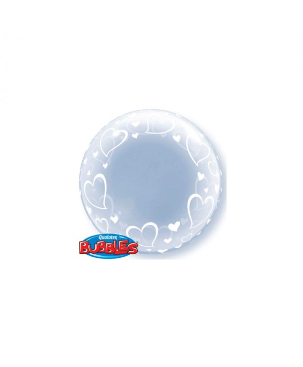 GLOBO BUBBLES 24" STYLISH HEARTS
