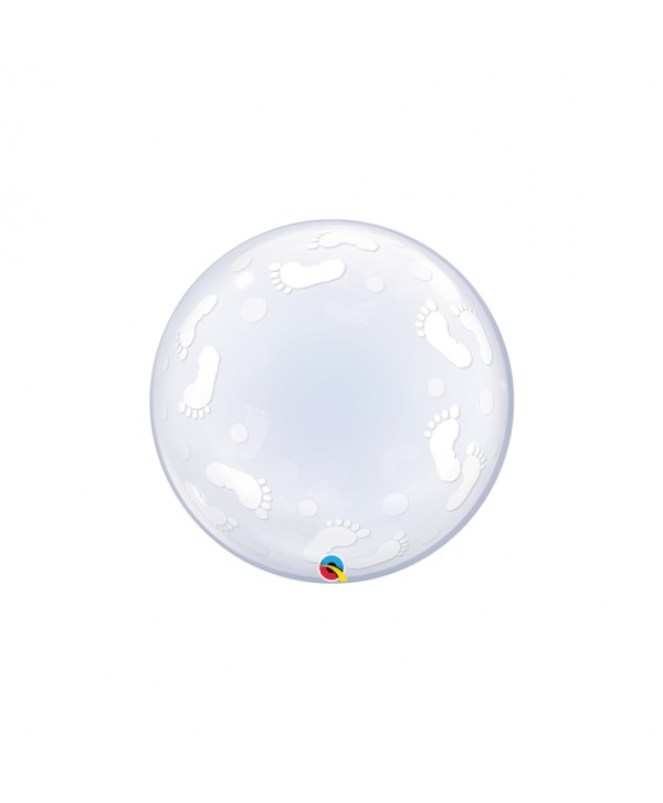 GLOBO BUBBLES 24" BABY FOOTPRINTS