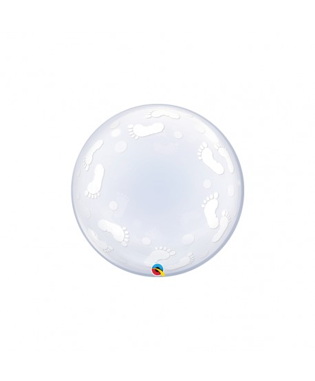 GLOBO BUBBLES 24" BABY FOOTPRINTS