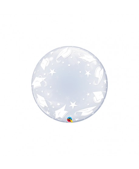 GLOBO BUBBLES 24" GRADUATION CAPS