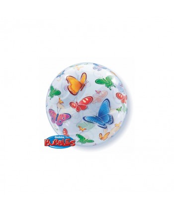 GLOBO BUBBLES 22" BUTTERFLIES