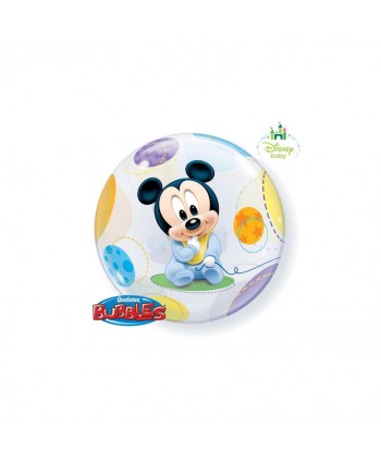 GLOBO BUBBLES 22" DISNEY BABY MICKEY